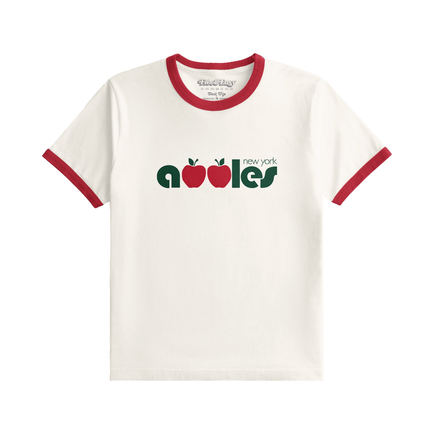 New York Apples Ringer Tee
